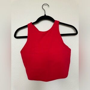 Athleta tank longline sports top with built in bra - size S